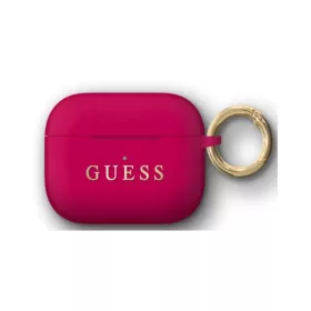 Guess Apple Airpods Pro szililkon tok, lila, GUACAPSILGLFU
