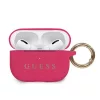 Guess Apple Airpods Pro szililkon tok, lila, GUACAPSILGLFU