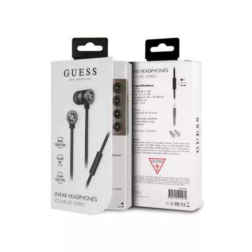 Guess Headset Fekete GUEPWIBK