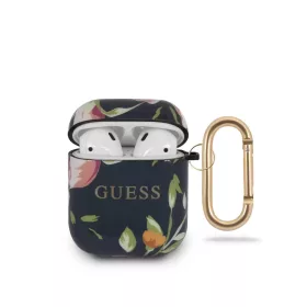   Guess Apple Airpods szililkon tok, virágmintás, GUACA2TPUBKFL03