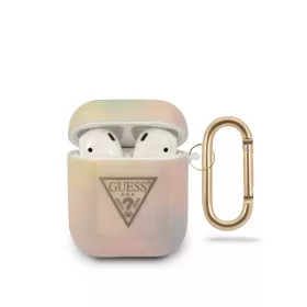   Guess Apple Airpods szililkon tok, rózsaszín, GUACA2TPUMCGG01