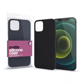   XPRO™ Szilikon matte tok ultravékony fekete Apple iPhone 12 Pro Max készülékhez