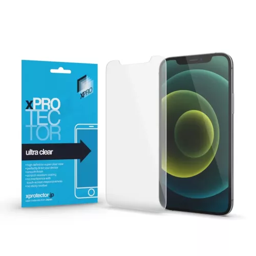 XPRO™ Ultra Clear kijelzővédő fólia Apple iPhone 12 / 12 Pro készülékhez