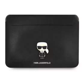 Karl Lagerfeld laptop táska fekete 16″ KLCS16PISFBK