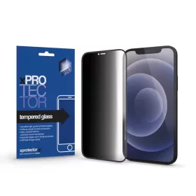   XPRO™ Tempered Glass 0.33 Full 3D Black FG PRIVACY kijelzővédő üveg / üvegfólia Apple iPhone 14 Pro készülékhez
