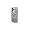 Guess csomag GUBPP14LH4EACSB - Guess MagSafe kék tok + Guess vezeték nélküli töltő Apple iPhone 14 Pro készülékhez