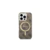 Guess csomag GUBPP14XH4EAC - Guess MagSafe barna tok + Guess vezeték nélküli töltő Apple iPhone 14 Pro Max készülékhez
