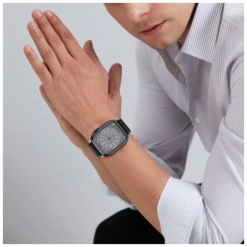 Tech-Protect Nylon TEREP óraszíj fekete Apple Watch 42mm (S1-S3) / 44mm / 45mm / 46mm / 49mm készülékhez 929742