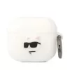 Karl Lagerfeld tok fehér KLA3RUNCHH Airpods 3 készülékhez