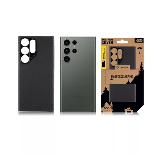 Tactical MagForce Aramid tok fekete Samsung Galaxy S23 Ultra készülékhez