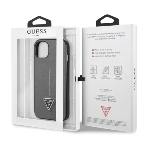 Guess tok ezüst GUHCP13SPSATLG Apple Iphone 13 Mini készülékhez 
