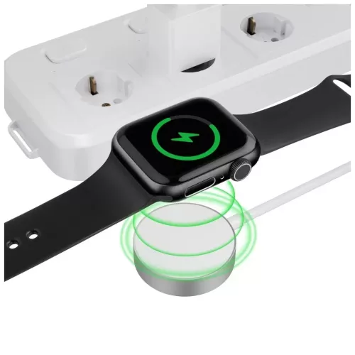 Tech-Protect UltraBoost Apple Watch töltő Type-C csatlakozóval, White