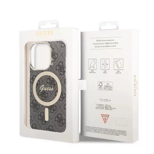 Guess tok fekete Apple Iphone 13 Pro készülékhez GUHMP13LH4STK