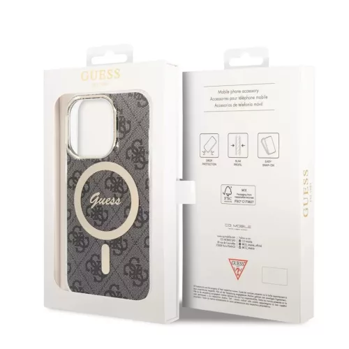 Guess tok fekete Apple Iphone 14 Pro készülékhez GUHMP14LH4STK