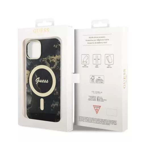 Guess tok fekete Apple Iphone 14 készülékhez GUHMP14SHTMRSK