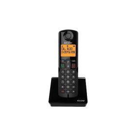   Alcatel Fekete-Narancssárga S280 Hordozható vezetékes Dect telefon