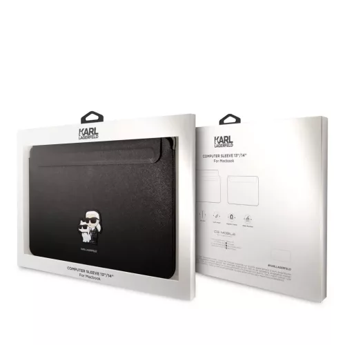 Karl Lagerfeld laptop táska fekete 13 / 14″ KLCS14SAKCPMK