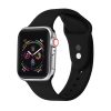 XPRO™ Apple Watch szilikon sport szíj Fekete Apple Watch 38mm / 40mm / 41mm / 42mm (S10) készülékhez