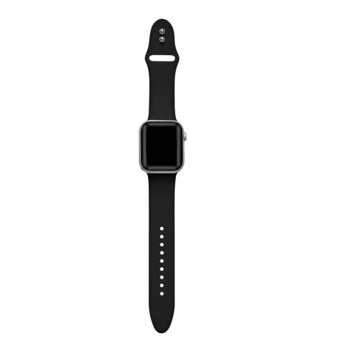 XPRO™ Apple Watch szilikon sport szíj Fekete Apple Watch 38mm / 40mm / 41mm / 42mm (S10) készülékhez