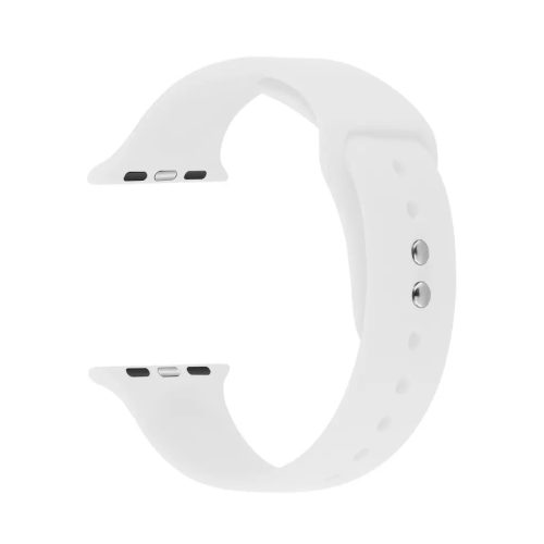 XPRO™ Apple Watch szilikon sport szíj Fehér Apple Watch 42mm (S1-S3) / 44mm / 45mm / 46mm / 49mm készülékhez
