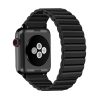 XPRO™ Apple Watch mágneses szilikon szíj fekete Apple Watch 42mm (S1-S3) / 44mm / 45mm / 46mm / 49mm készülékhez