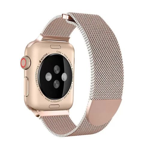 XPRO™ Apple Watch két részes milánói szíj Pink Apple Watch 42mm (S1-S3) / 44mm / 45mm / 46mm / 49mm készülékhez