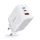 Tech-Protect PD65W / QC3.0 Hálózati Töltő adapter 1*USB-A, 2*USB-C fehér 934517