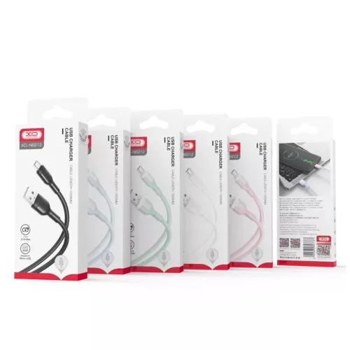 XO NB212 kábel USB / Lightning 1M 2.1A Fehér