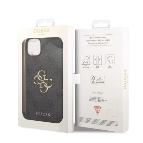 Guess tok Szürke Apple Iphone 15 Plus készülékhez GUHCP15M4GMGGR