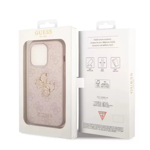 Guess tok Pink Apple Iphone 15 Pro készülékhez GUHCP15L4GMGPI