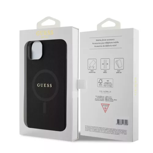 Guess tok Fekete Apple Iphone 15 Plus készülékhez GUHMP15MPSAHMCK