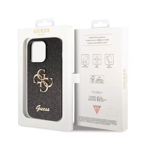 Guess tok Fekete Apple Iphone 15 Pro Max készülékhez GUHCP15XHG4SGK