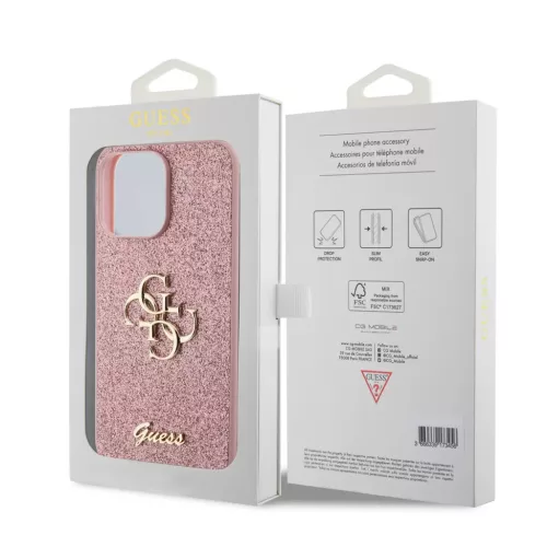 Guess tok Pink Apple Iphone 15 Pro Max készülékhez GUHCP15XHG4SGP