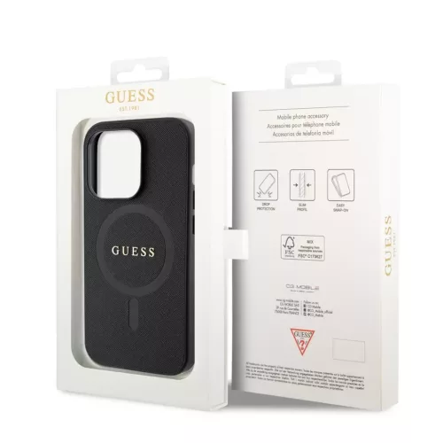 Guess tok Fekete Apple Iphone 15 Pro Max készülékhez GUHMP15XPSAHMCK