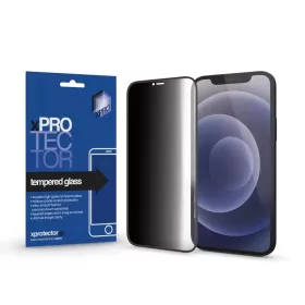   XPRO™ Tempered Glass 0.33 Full 3D Black FG PRIVACY kijelzővédő üveg / üvegfólia Apple iPhone 15 Plus készülékhez