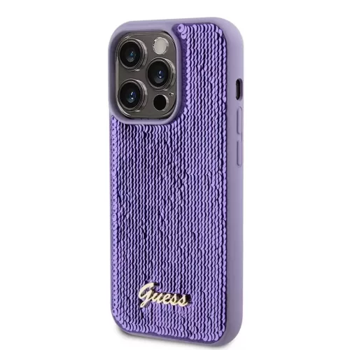 Guess tok Lila Apple Iphone 14 Pro készülékhez GUHCP14LPSFDGSU