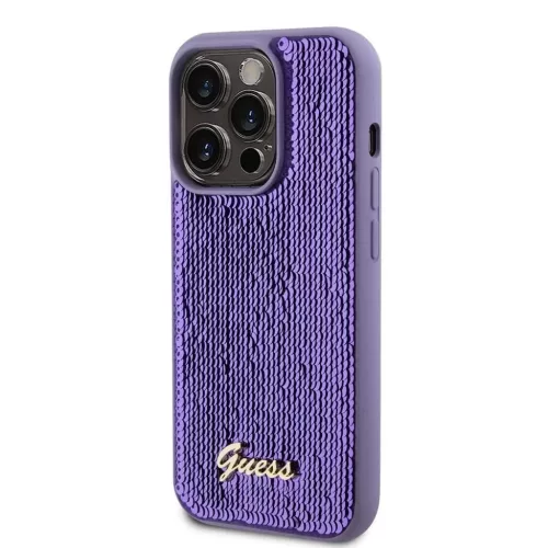 Guess tok Lila Apple Iphone 15 Pro készülékhez GUHCP15LPSFDGSU