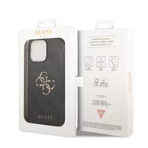 Guess tok Szürke Apple Iphone 15 Pro Max készülékhez GUHCP15X4GMGGR
