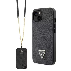  Guess tok + crossbody strap Fekete Apple Iphone 15 készülékhez GUHCP15SP4TDSCPK