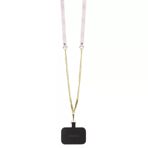 Guess tok + crossbody strap Pink Apple Iphone 15 Pro készülékhez GUHCP15LP4TDSCPP
