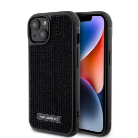   Karl Lagerfeld tok fekete KLHCP15SHDSPLK Apple Iphone 15 készülékhez