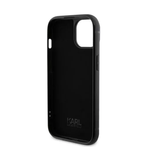 Karl Lagerfeld tok fekete KLHCP15SHDSPLK Apple Iphone 15 készülékhez
