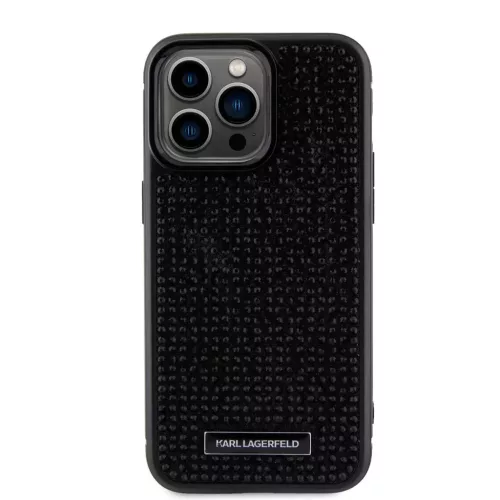 Karl Lagerfeld tok fekete KLHCP15XHDSPLK Apple Iphone 15 Pro Max készülékhez