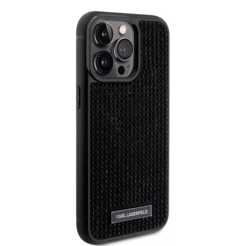 Karl Lagerfeld tok fekete KLHCP15XHDSPLK Apple Iphone 15 Pro Max készülékhez