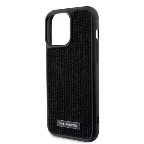 Karl Lagerfeld tok fekete KLHCP15XHDSPLK Apple Iphone 15 Pro Max készülékhez