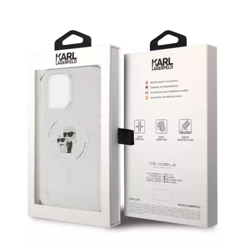Karl Lagerfeld tok átlátszó KLHMP15XHGKCNOT Apple Iphone 15 Pro Max készülékhez