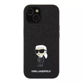   Karl Lagerfeld tok fekete KLHCP15SGKNPSK Apple Iphone 15 készülékhez