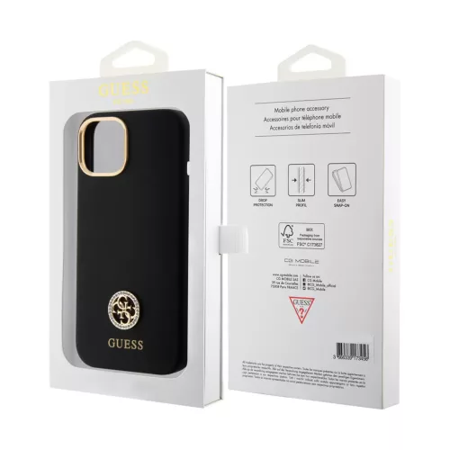Guess tok Fekete Apple Iphone 15 Pro készülékhez GUHCP15LM4DGPK