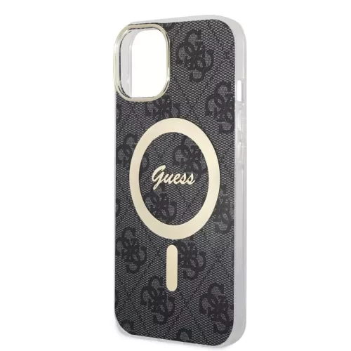 Guess tok Fekete Apple Iphone 15 készülékhez GUHMP15SH4STK
