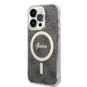   Guess tok Fekete Apple Iphone 15 Pro készülékhez GUHMP15LH4STK